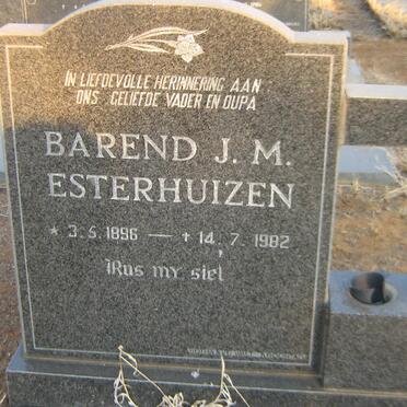 ESTERHUIZEN Barend J.M. 1896-1982