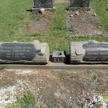 ELS Michael Christoffel 1888-1956 &amp; Johanna Gertruida GOUWS 1892-1973