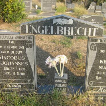 ENGELBRECHT Jacobus Johannes 1930-1991 &amp; Winnie MALAN 1938- :: Carel Malan 1941-2005