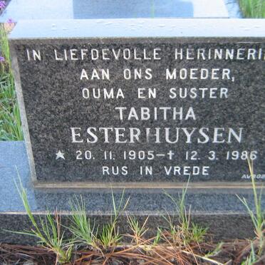 ESTERHUYSEN Tabitha 1905-1986