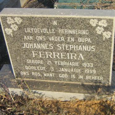 FERREIRA Johannes Stephanus 1933-1999