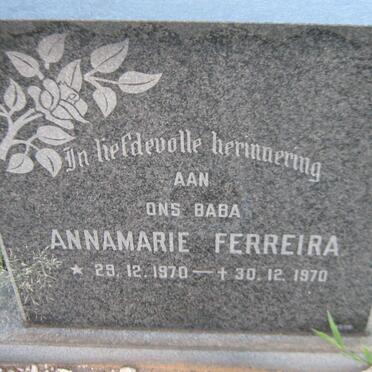 FERREIRA Annamarie 1970-1970