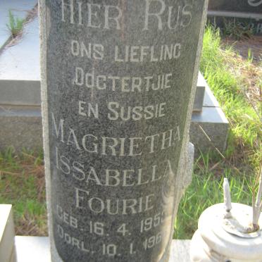 FOURIE Magrietha Issabella 1953-196?