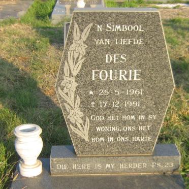 FOURIE Des 1961-1991