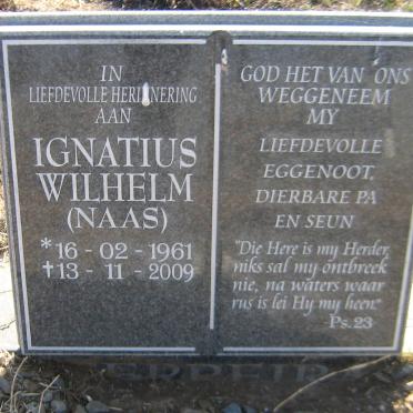 FERREIRA Ignatius Wilhelm 1961-2009