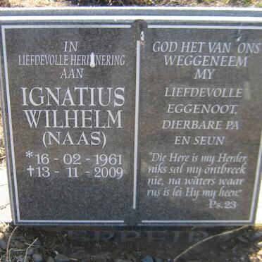 FERREIRA Ignatius Wilhelm 1961-2009