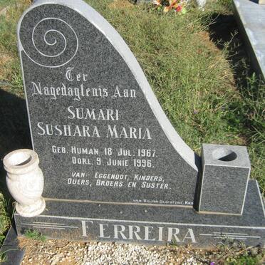 FERREIRA Sumari Sushara Maria nee HUMAN 1967-1996