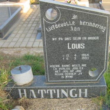 HATTINGH Louis 1954-1993