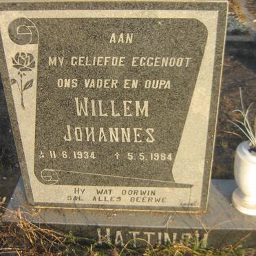 HATTING Willem Johannes 1934-1984
