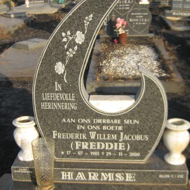 HARMSE Frederik Willem Jacobus 1985-2000