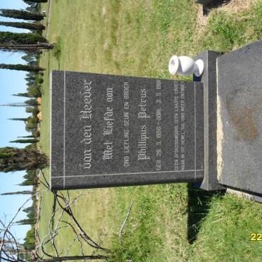 HEEVER Phillipus Petrus, van den 1958-1981