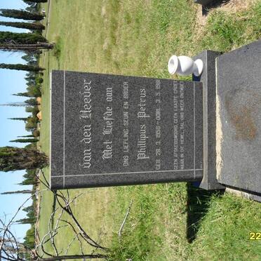 HEEVER Phillipus Petrus, van den 1958-1981