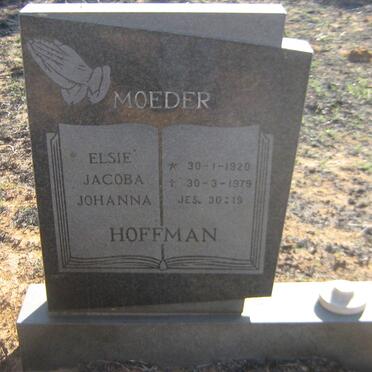 HOFFMAN Elsie Jacoba Johanna 1920-1979