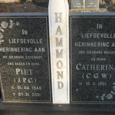 HAMMOND J.P.C. 1946-2001 &amp; C.G.W. 1951-