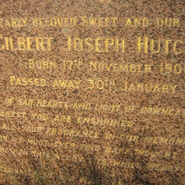 HUTCHING Gilbert Joseph 1906-1968