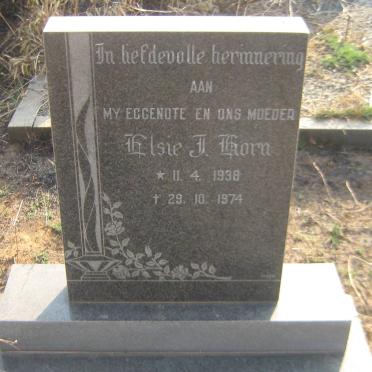 HORN Elsie J. 1938-1974