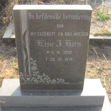 HORN Elsie J. 1938-1974