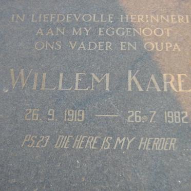 HARTZENBERG Willem Karel 1919-1982