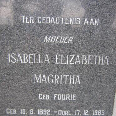 HEEVER Phillipus Petrus, van den 1892-1966 &amp; Isabella Elizabetha Magritha FOURIE 1892-1963
