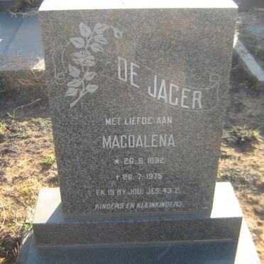 JAGER Magdalena, de 1892-1975