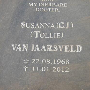 JAARSVELD Susanna C.J., van 1968-2012