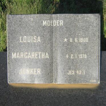 JONKER Louisa Margaretha 1900-1978