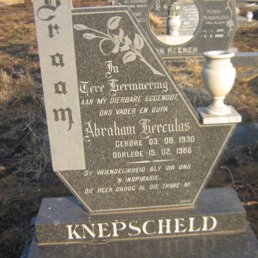 KNEPSCHELD Abraham Herculas 1930-1986