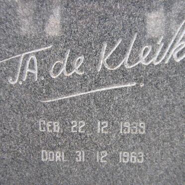 KLERK J.A., de 1939-1963