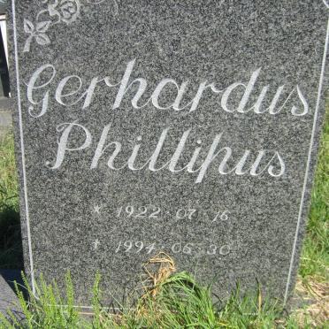 KEMP Gerhardus Phillipus 1922-1994