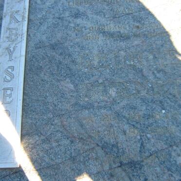 KEYSER George Burnet 1939-1995