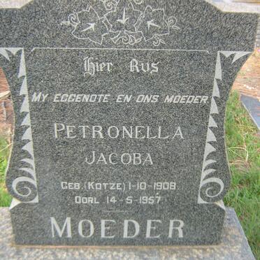 KRUGER Petronella Jacoba nee KOTZE 1908-1957