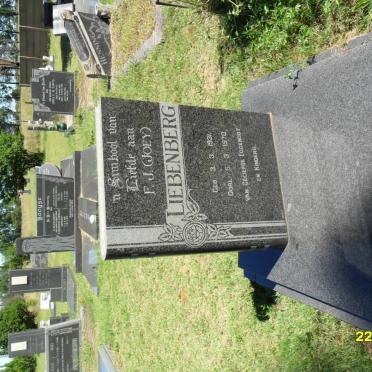 LIEBENBERG F.J. 1931-1970