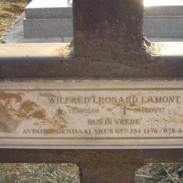 LAMONT Wilfred Leonard 1959-2014