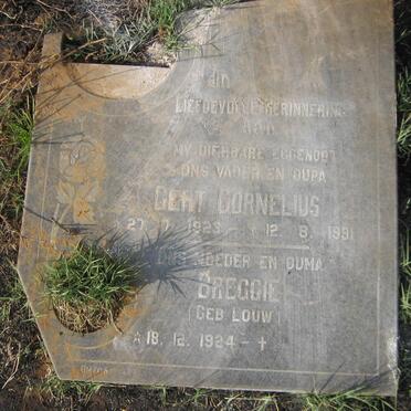 LINDE Gert Cornelius, van der 1923-1991 &amp; Breggie LOUW 1924-