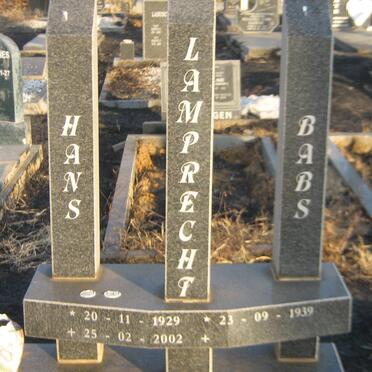 LAMPRECHT Hans 1929-2002 &amp; Babs 1939-