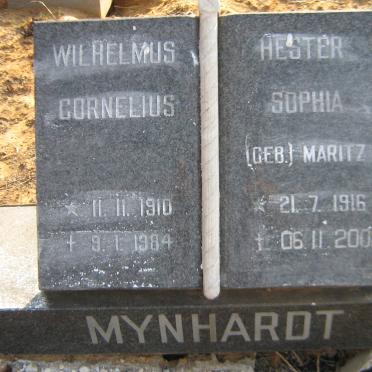 MYNHARDT Wilhelmus Cornelius 1910-1984 &amp; Hester Sophia MARITZ 1916-2002