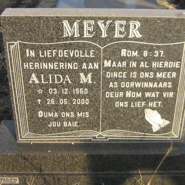 MEYER Alida M. 1950-2000
