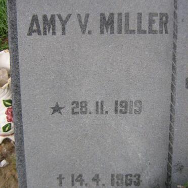 MILLER Amy V. 1919-1963