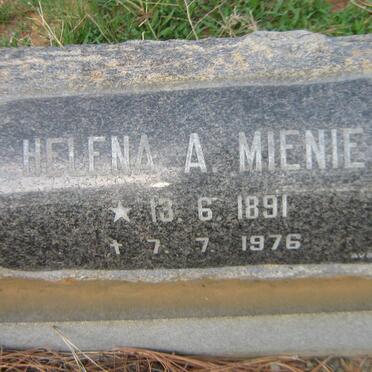 MIENIE Helena A. 1891-1976