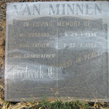 MINNEN Frederick C., van 1934-1983