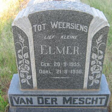 MESCHT Elmer, van der 1955-1956