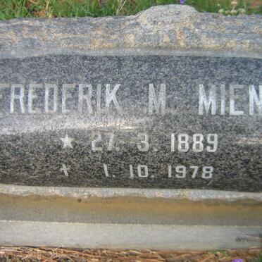 MIENIE Frederik M. 1889-1978