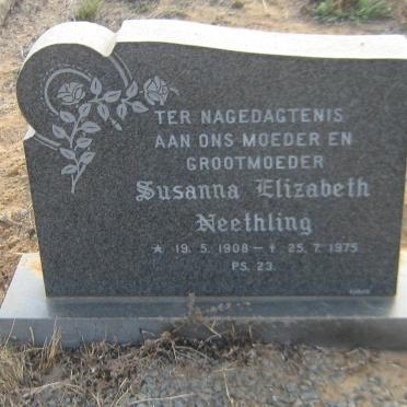 NEETHLING Susanna Elizabeth 1908-1975