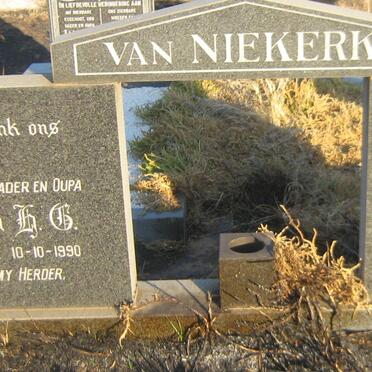 NIEKERK Christiaan H.G., van 1920-1990 &amp; Susara J. 1912-1999