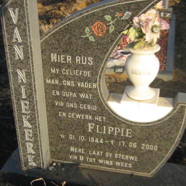 NIEKERK Flippie, van 1944-2000