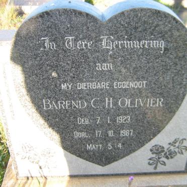 OLIVIER Barend C.H. 1923-1967