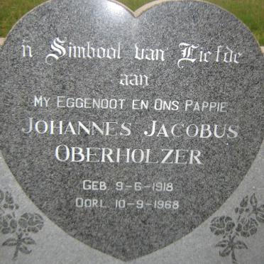 OBERHOLZER Johannes Jacobus 1918-1968