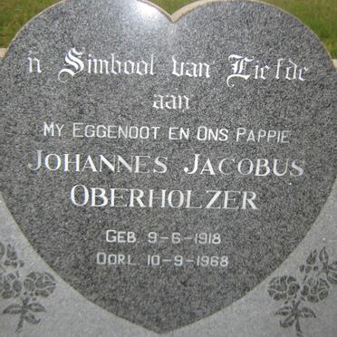 OBERHOLZER Johannes Jacobus 1918-1968