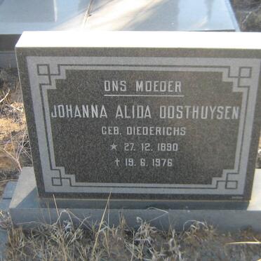 OOSTHUYSEN Johanna Alida nee DIEDERICHS 1890-1976