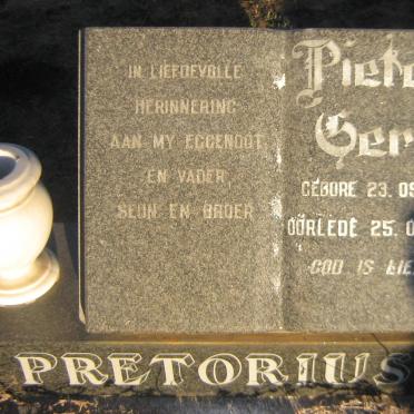 PRETORIUS Pieter Gert 1944-1985